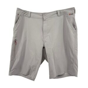 Simms Fishing Shorts Mens 40 Pre-Owned Grey Technical Dry Hiking Cargo Utility